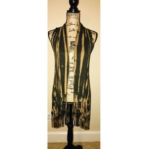 Fun fringe layering vest